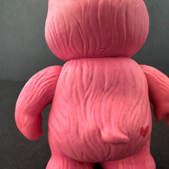 Care Bear LOVE-A-LOT Posable Figure Toy Vintage 1983 by Kenner Pink Hearts - Picture 3 of 4
